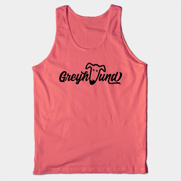 Greyhound Tank Top by Houndie Love